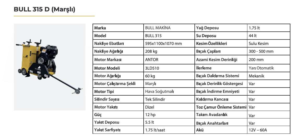 BULL 315 D