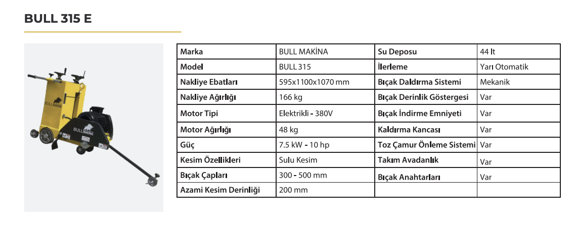 BULL 315 E
