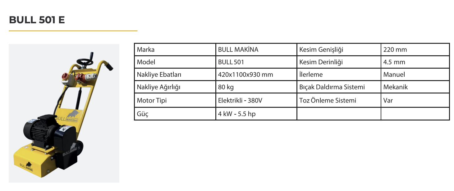 BULL 501 E